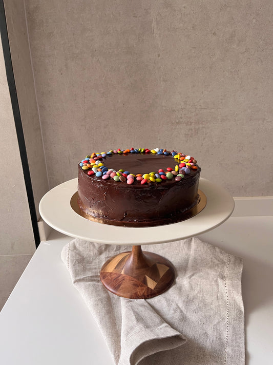TARTA CHOCOLATE Y NATA SIN GLUTEN