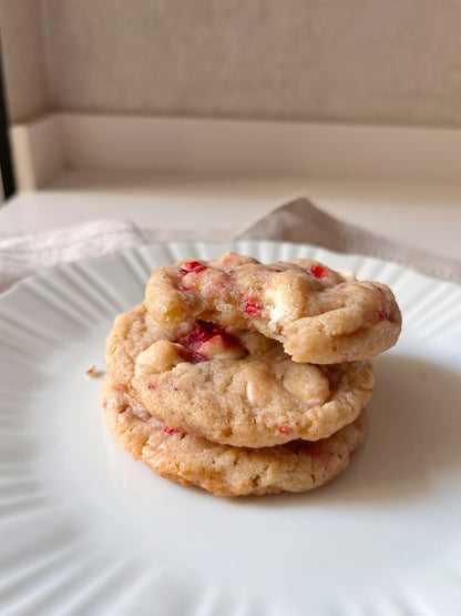 COOKIES FRAMBUESAS Y CHOCOLATE BLANCO