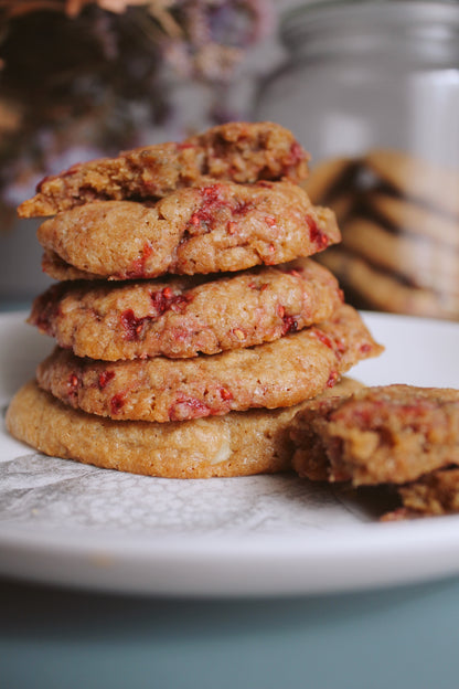 COOKIES FRAMBUESAS Y CHOCOLATE BLANCO