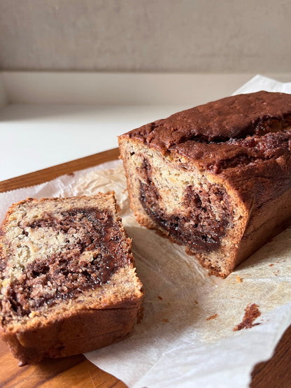 BANANA BREAD CON NUTELLA