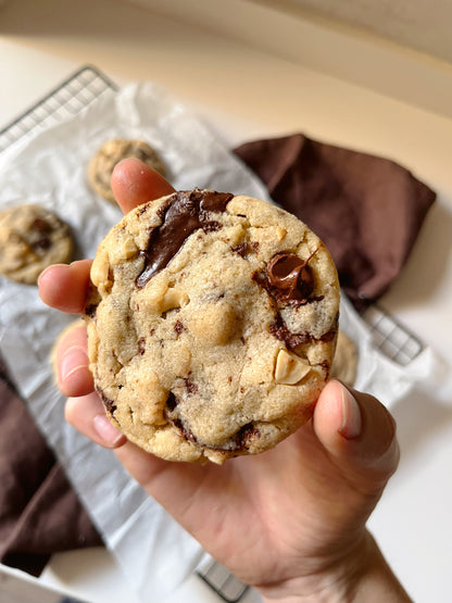 COOKIES CREMA DE CACAHUETE Y CHOCOLATE NEGRO