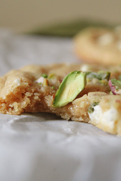 COOKIES PISTACHO Y CHOCOLATE BLANCO